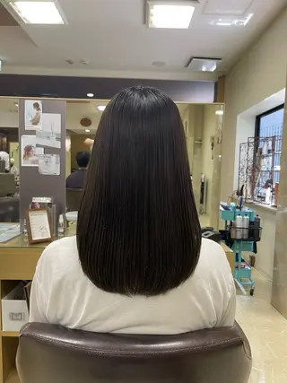 ロング 縮毛・酸性ストレート 特化のヘアスタイル