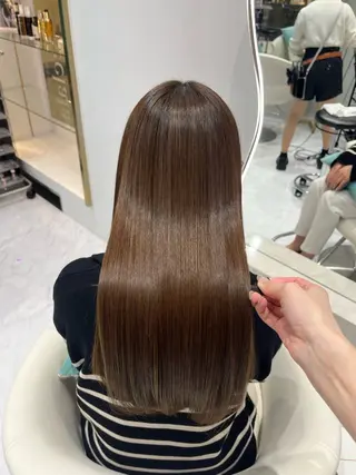 ロング 𝑹𝒊𝒉𝒐🎀 名駅/大人韓国ヘアのヘアスタイル