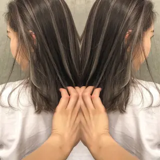 セミロング カラー “ミニモ最高評価獲得 “代表"Kohei"のヘアスタイル