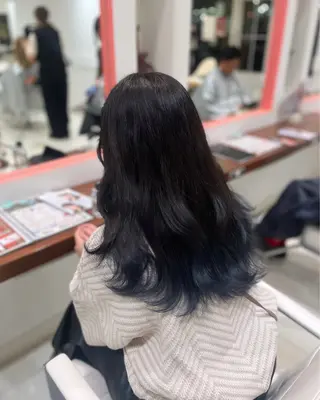 ロング カラー 似合わせ 垢抜け🌟 AKINOのヘアスタイル