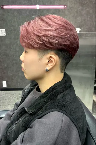 ショート カラー メンズ メンズスタイリスト 前田雄輝のヘアスタイル