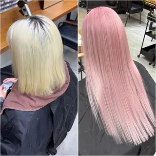 ロング カラー KEISUKE🐶 カラー✨エクステのヘアスタイル