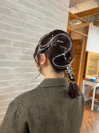 セミロング ヘアアレンジ Topstylist YUKIのヘアスタイル