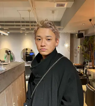 ショート カラー メンズ SCENEbyRAD helmのヘアスタイル