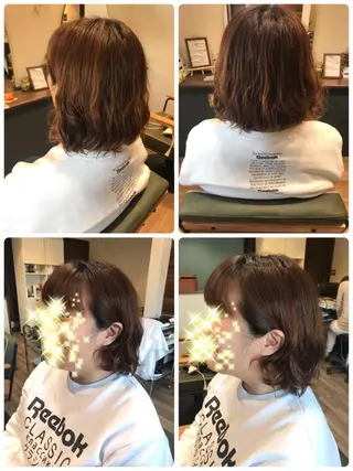 ミディアム パーマ Ray hair 春日部のヘアスタイル