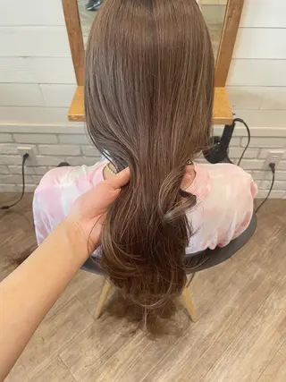 ロング ✨透明感ケアカラー✨ 長野ゆきなのヘアスタイル