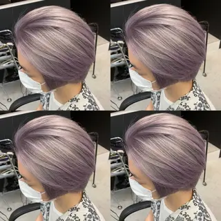 ショート カラー ✨縮毛矯正✖︎顔周り レイヤー✨ナカムラのヘアスタイル