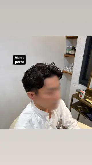 ショート パーマ メンズ 11月カットモデル 募集❗️junnaのヘアスタイル