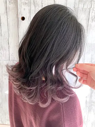 セミロング カラー 町田で叶う本物の 髪質改善 鍋谷勇のヘアスタイル