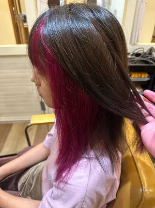 セミロング カラー 透明感カラー/韓国風 /髪質改善/ゴトウのヘアスタイル