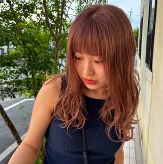 セミロング レイヤー×髪質改善 hinanoのヘアスタイル