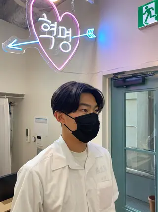 ミディアム メンズ/柏/パーマ/ チハヤのヘアスタイル