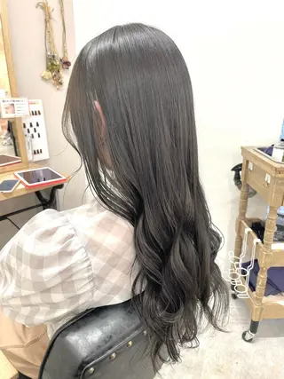 ロング カラー 肌に馴染むカラー 梅田・増田のヘアスタイル