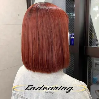 カラー Endearing 銀座/レイヤーカットのヘアスタイル