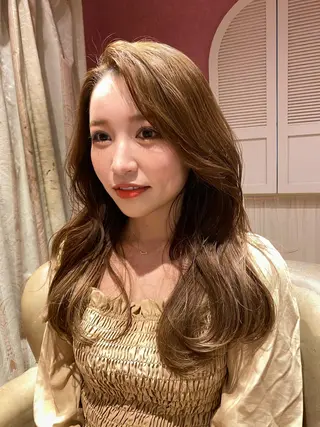 ロング レイヤーカット /透明感カラー西田のヘアスタイル