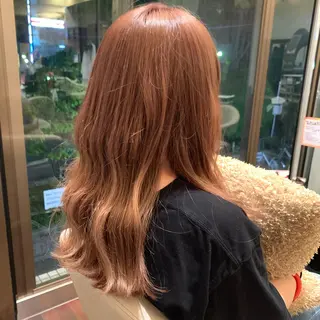 ロング カラー 小顔/似合わせカット 杉山莉菜のヘアスタイル