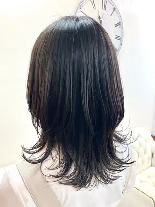 ミディアム 似合わせ×透明感 カラー🤍MAOのヘアスタイル