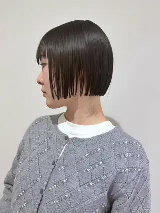 ショート カラー パーマ 🧃吉祥寺/ショート ボブ/カサイ🧃のヘアスタイル