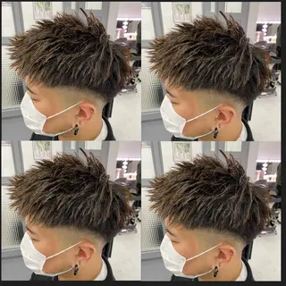 ショート 🔥メンズパーマ 特化 渡辺一翔のヘアスタイル