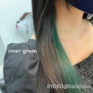 ロング カラー パーマ ヘアアレンジ メンズ ワット 原宿のヘアスタイル