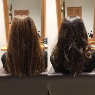 セミロング カラー TELA HAIR 幕張本郷店 千尋のヘアスタイル