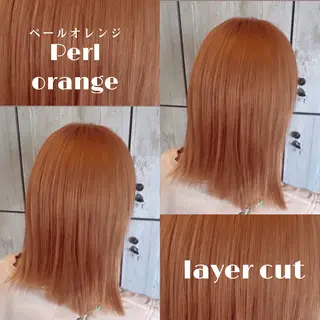 ミディアム カラー 柔らかいcolor ￤韓国￤🩰マユ🩰のヘアスタイル