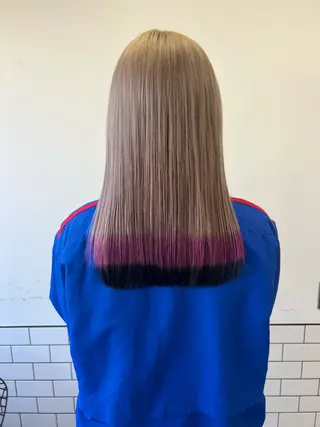 ロング 奥田 葵のヘアスタイル