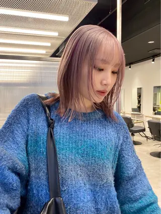 ミディアム カラー otoha☆カラー/ レイヤー/八王子のヘアスタイル