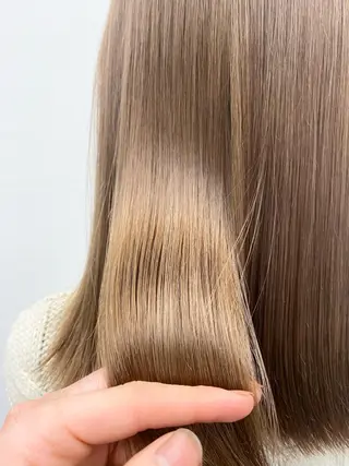 セミロング カラー ヘアアレンジ メンズ ブリーチ　ハイトーン 特化🌈フジタハルキのヘアスタイル