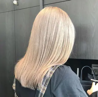 セミロング カラー パーマ ヘアアレンジ メンズ キッズ stylist 🌸 kana.のヘアスタイル