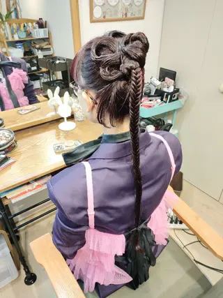 ヘアアレンジ HempBeauty 浅野アサミのヘアスタイル