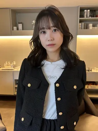 カラー rinka/暖色 ボブカットモデルのヘアスタイル