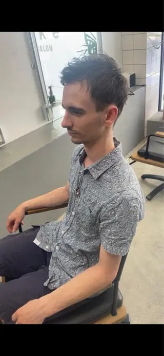 ショート メンズ メンズ専門サロン wokeのヘアスタイル