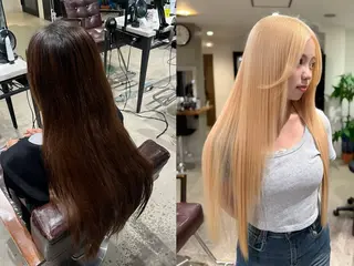 ロング ハイトーン🫧艶髪 MAIKAのヘアスタイル
