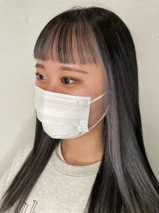 セミロング 大内 志穂のヘアスタイル