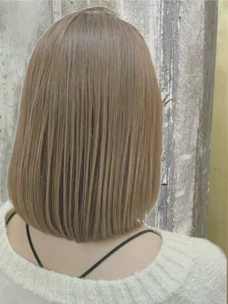 ミディアム カラー 【透明感ツヤカラー】 三浦寛之のヘアスタイル