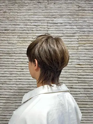 ショート カラー メンズ メンズカット デザインカラーのヘアスタイル