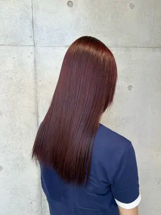 ロング カラー ヘアアレンジ ボブ艶モテカラー🫧 カリンのヘアスタイル