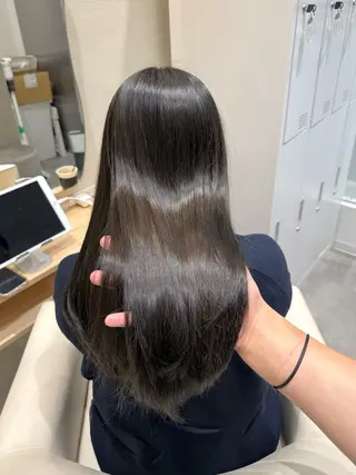 ロング カラー 矢野 晃平のヘアスタイル