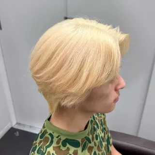 ミディアム カラー メンズ ✨髪質改善艶カラー✨ リュウトのヘアスタイル