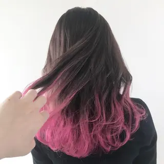 ロング カラー Lien 深井店のヘアスタイル