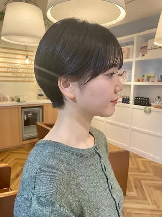 ショート カラー くがれいじ 梅田/ショート/ボブのヘアスタイル
