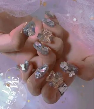 ネイル ラベンダー💖日暮里 ルル💖ネイルのネイルデザイン