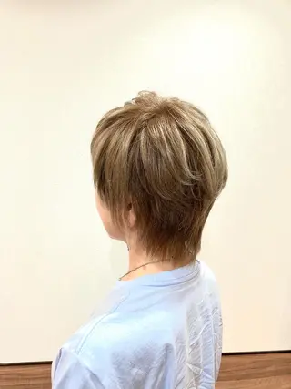 ショート カラー Annon プライベートサロンのヘアスタイル