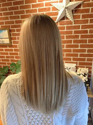 セミロング カラー ヘアアレンジ ✨🧸チバ ダイスケ🧸✨のヘアスタイル