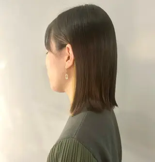 ミディアム 山崎 愛莉のヘアスタイル