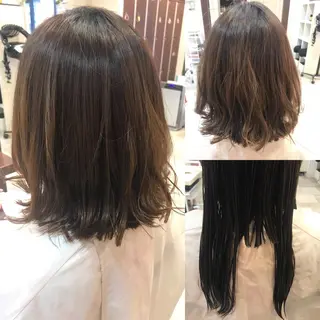 ミディアム 島袋 ナオユキのヘアスタイル