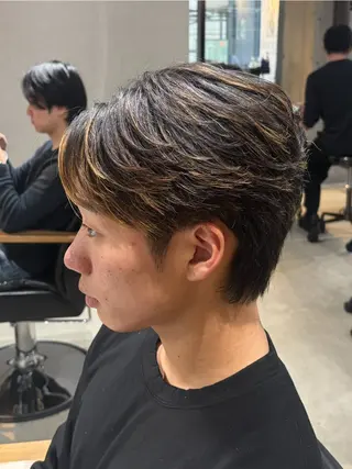 メンズ 韓国ヘア 高森蓮のヘアスタイル