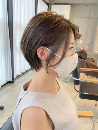 ショート カラー 【ショートカット 美髪矯正】今井隆太のヘアスタイル
