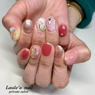 カラー ネイル マツエク・マツパ 福田 加奈のネイルデザイン